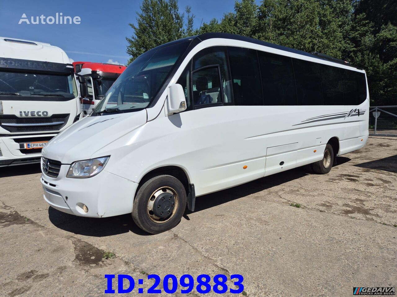 reisi mikrobuss Mercedes-Benz 818 Sunrider - 29 places