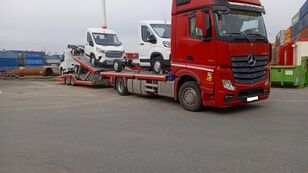autotreiler veoauto Mercedes-Benz Actros + autotreiler haagis