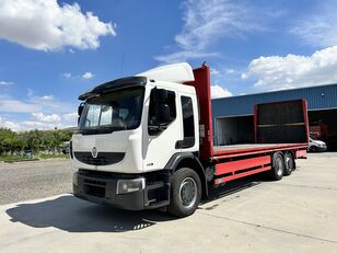 autotreiler veoauto Renault 380 DXI. eje direccional. Caja fija, portamaquinas