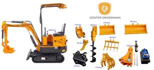 uus miniekskavaator Günter Grossmann GG800 Minikoparka + Akcesoria - Mini koparka