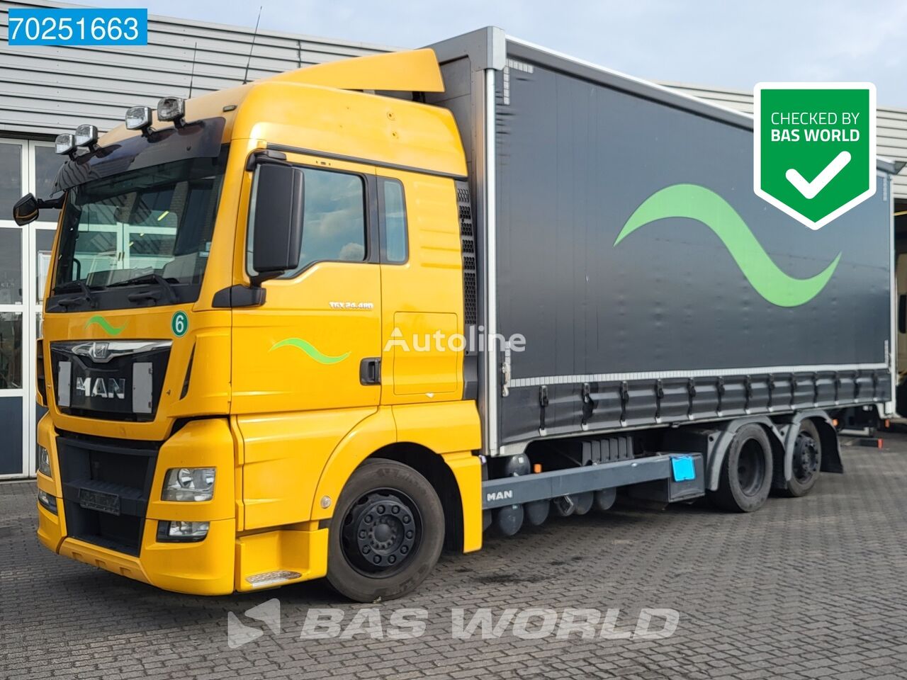 грузовик штора MAN TGX 24.480 6X2 XLX Retarder Standklima Euro 6