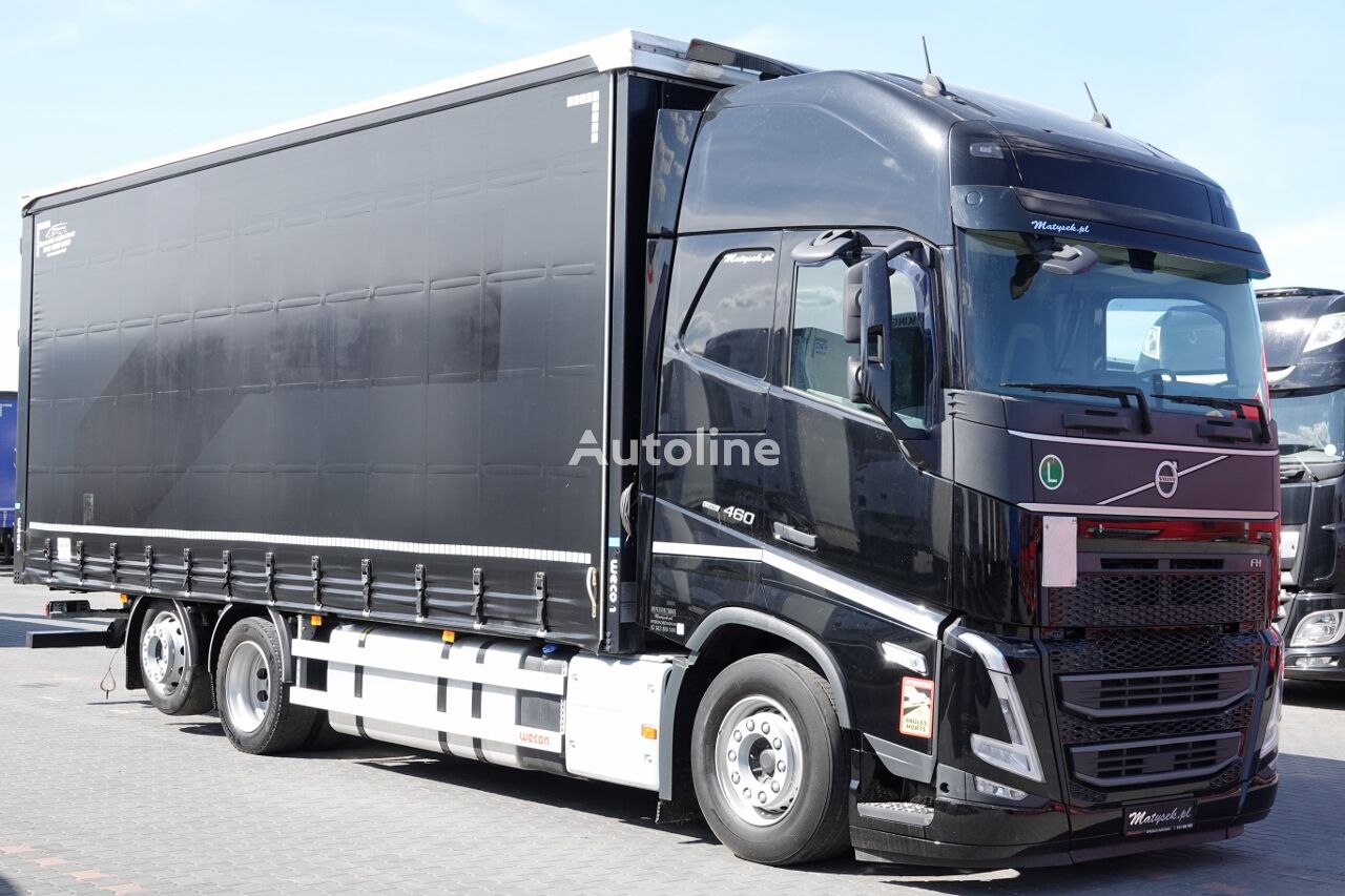 грузовик штора Volvo FH 460 / XXL / 6x2 / FIRANKA - 7,75 m / 3 osiowy / 60m3 / podnos