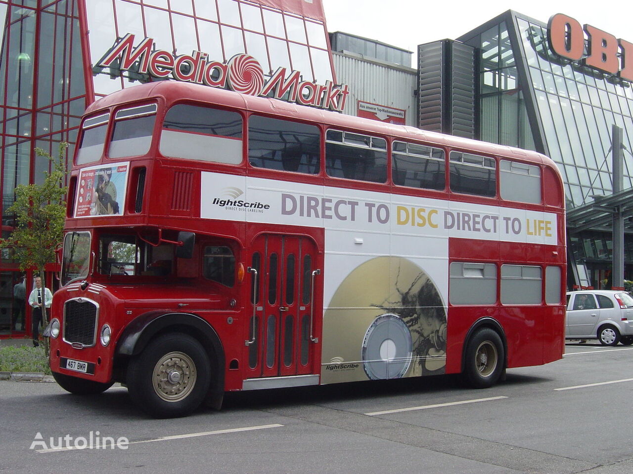 kahekorruseline buss Bristol LODEKKA (repainted 2023) Low Height British Double Decker Bus Ma