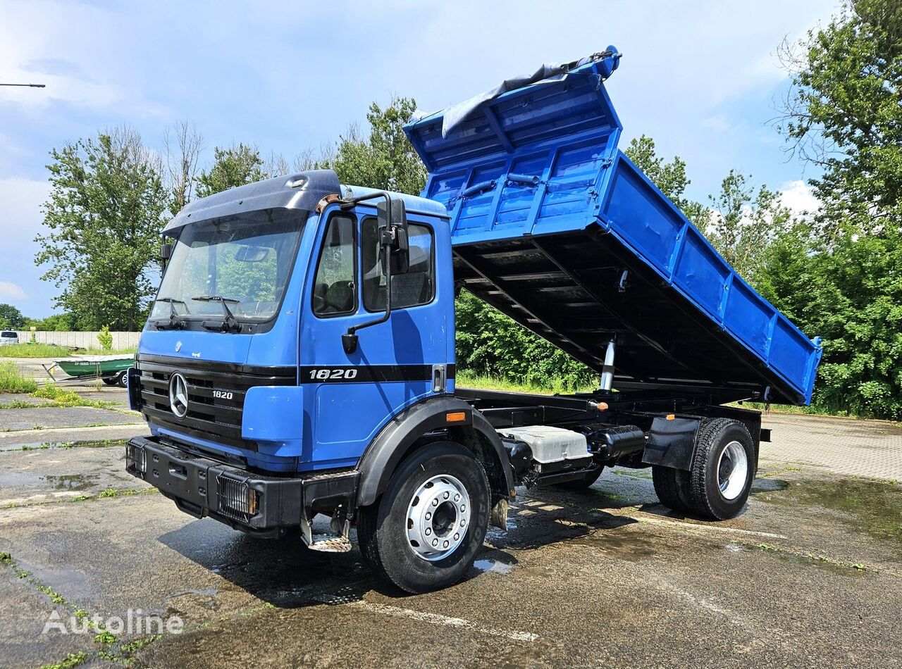 kallur Mercedes-Benz 1820 SK, 3-SIDES TIPPER, Full Spring, manual pump and injectors