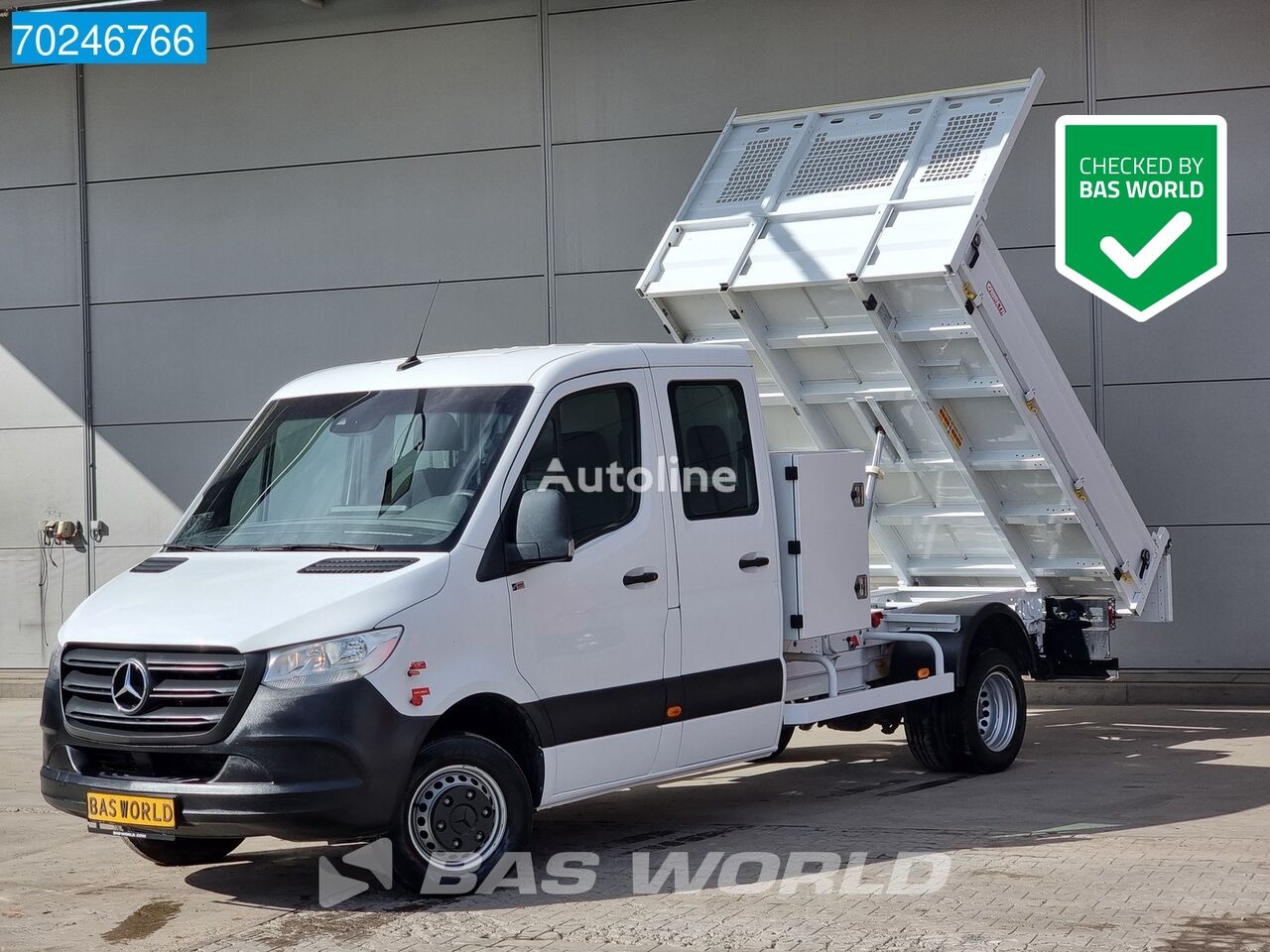 самосвал < 3.5т Mercedes-Benz Sprinter 514 CDI Kipper Dubbel Cabine 3500kg trekhaak Airco Crui