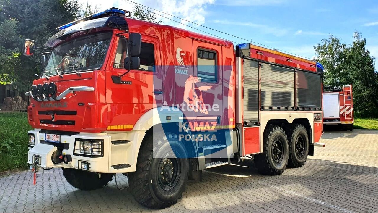 uus tuletõrjeauto KamAZ Pożarniczy 5000 litrów wody