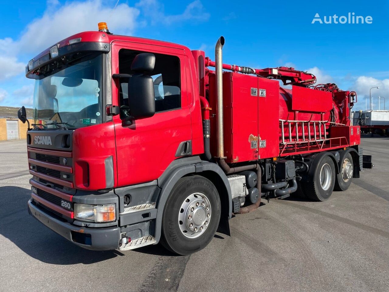 ассенизатор Scania P94-260 6x24 Hvidtved Larsen 7.500 l