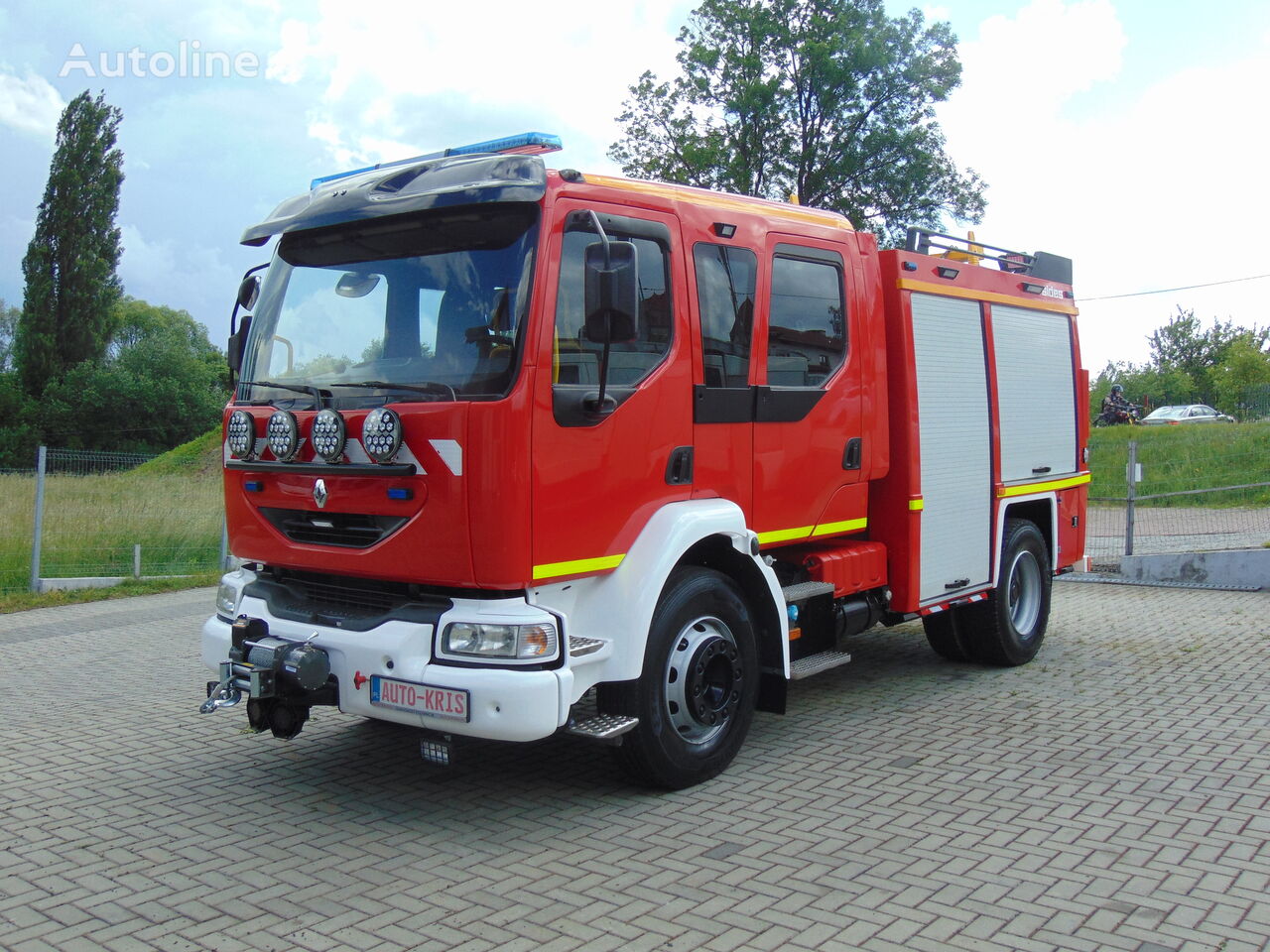пожарная машина Renault Midlum 270dCi GBA 3/16 SIDES Hasici Feuerwehr STRAŻ