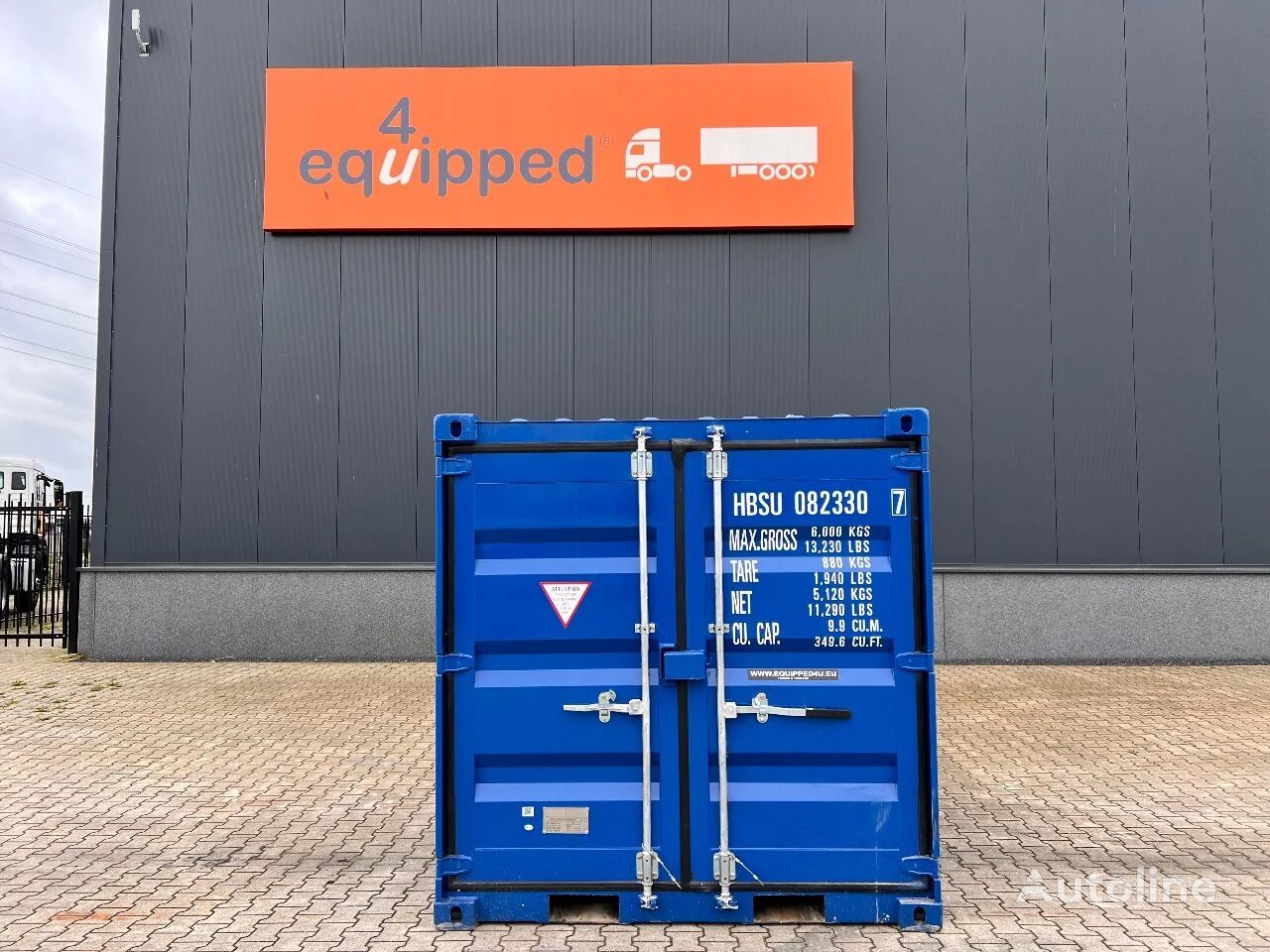 uus 8-jalane konteiner Onbekend  NEW/One way  8FT DV container, many load securing poin