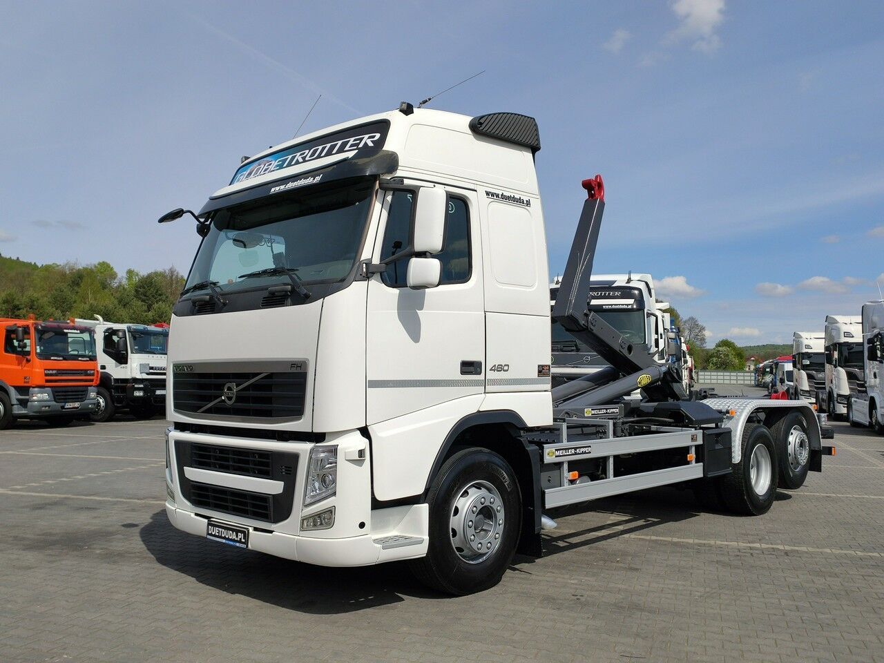 крюковой мультилифт Volvo FH 460 Globetrotter Hakowiec Kipper Meiller