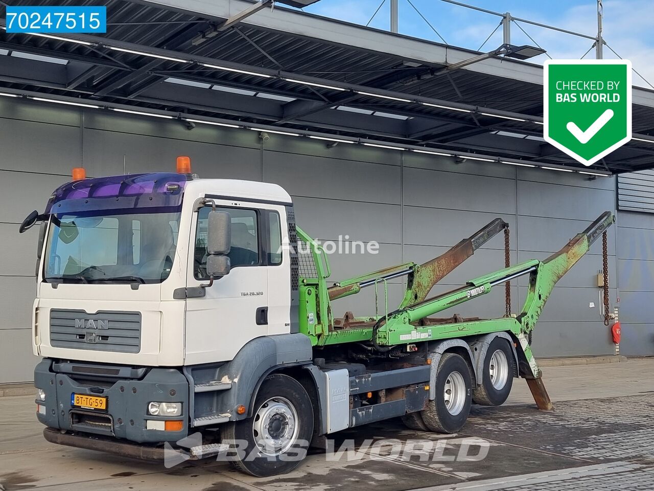 liftdumper veoauto MAN TGA 28.320 6X2 NL-Truck 19tons Multilift Liftachse Euro 5