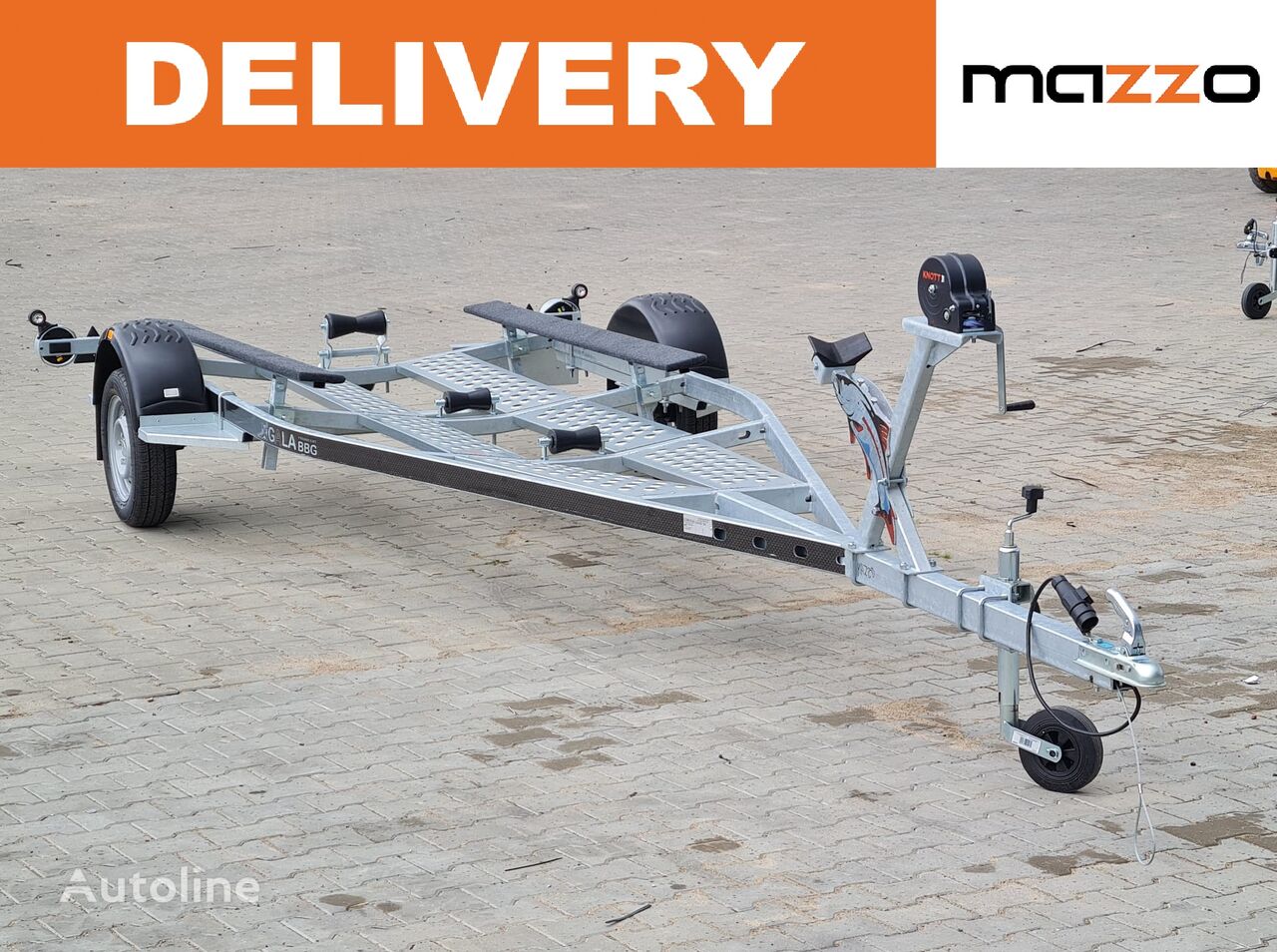 uus paadihaagis Boat trailer for boat up to 5,3 m