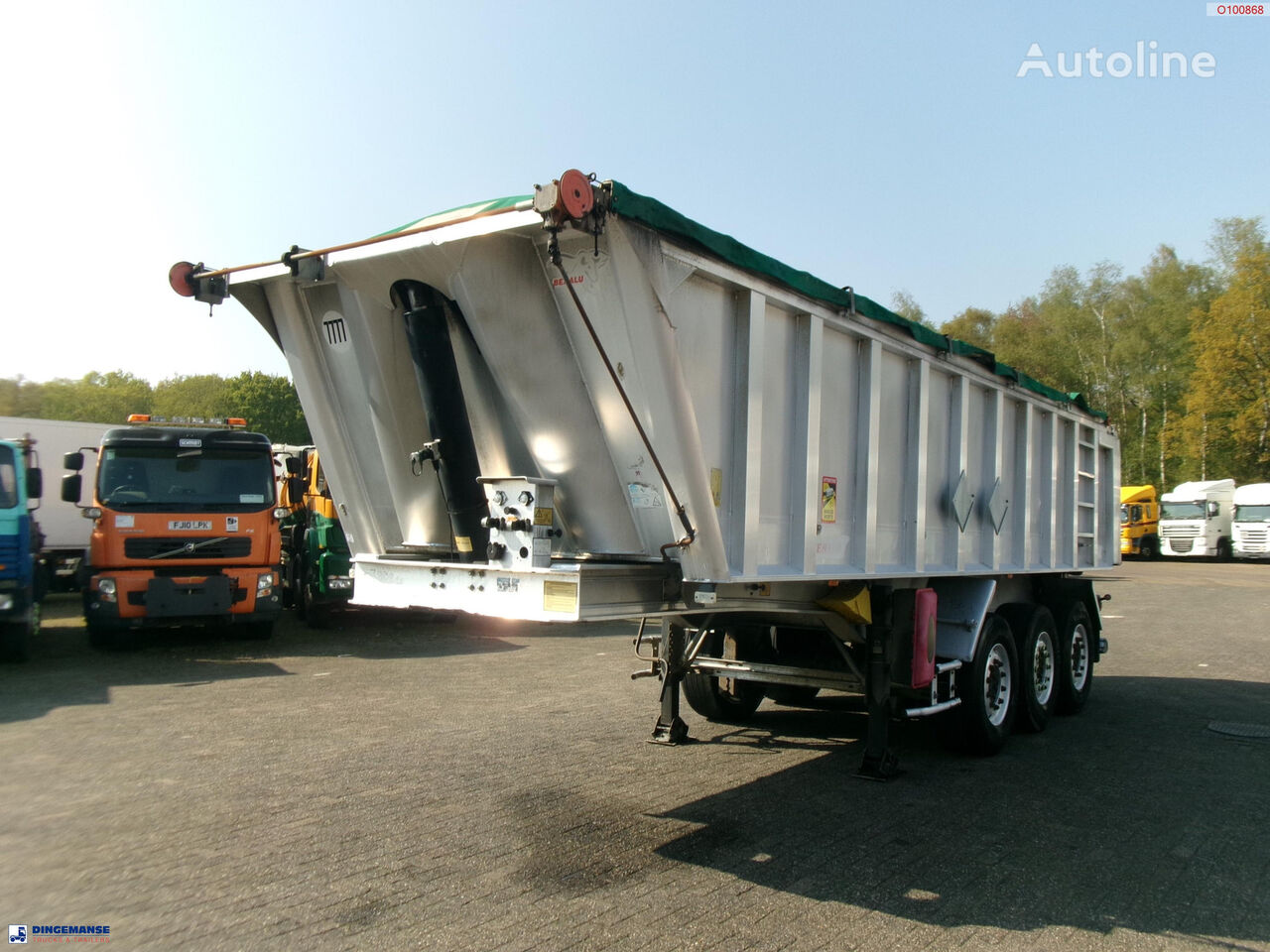 полуприцеп самосвал Benalu Tipper trailer alu 25 m3 + tarpaulin