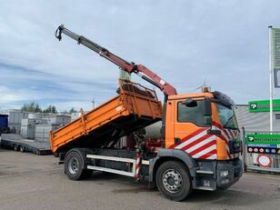 самосвал MAN TGM 18.250 kipper mit kran после аварии