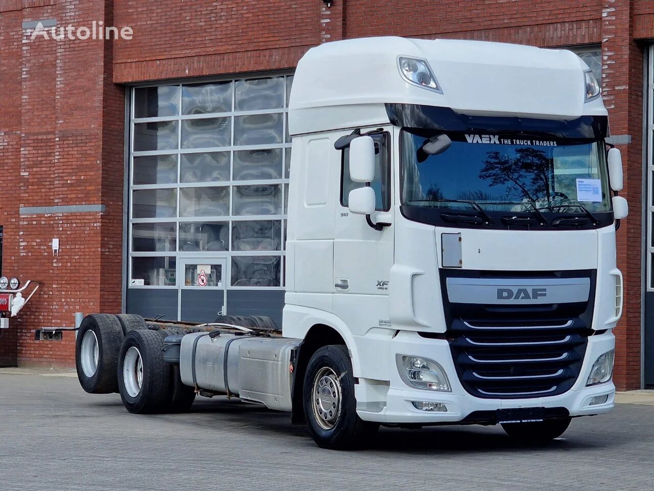 šassii veoauto DAF XF 510 SuperSpaceCab 6x2 chassis - Full air - AS Tronic - Euro 6