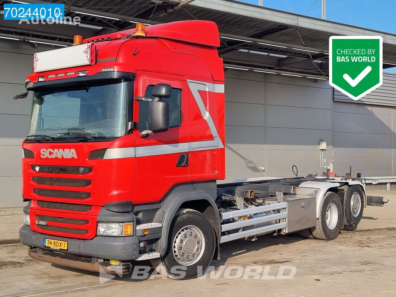 šassii veoauto Scania R450 6X2 NL-Truck Lift+Lenkachse Standklima Hydraulik Euro 6