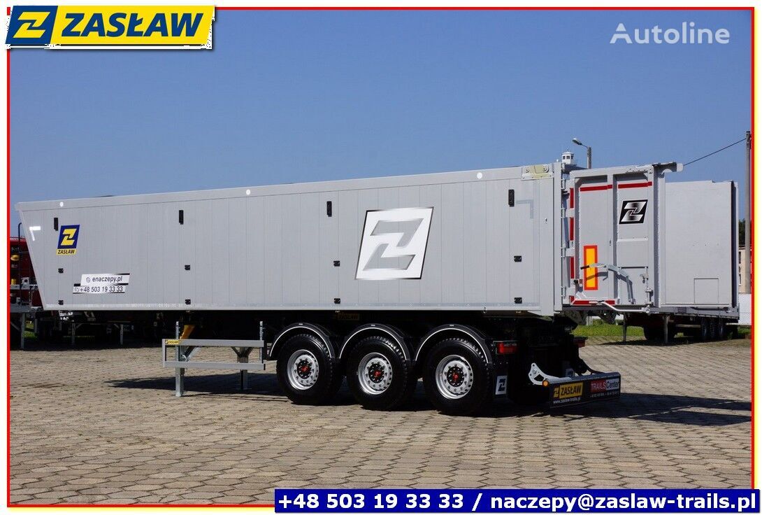 uus teravilja vedu poolhaagis Zasław 43 m³ tipping semi-trailer Light up 5.690 kg ! READY !