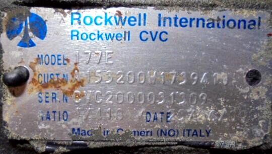 diferentsiaal Rockwell 177E 10X41 tüübi jaoks veoauto IVECO 260E27