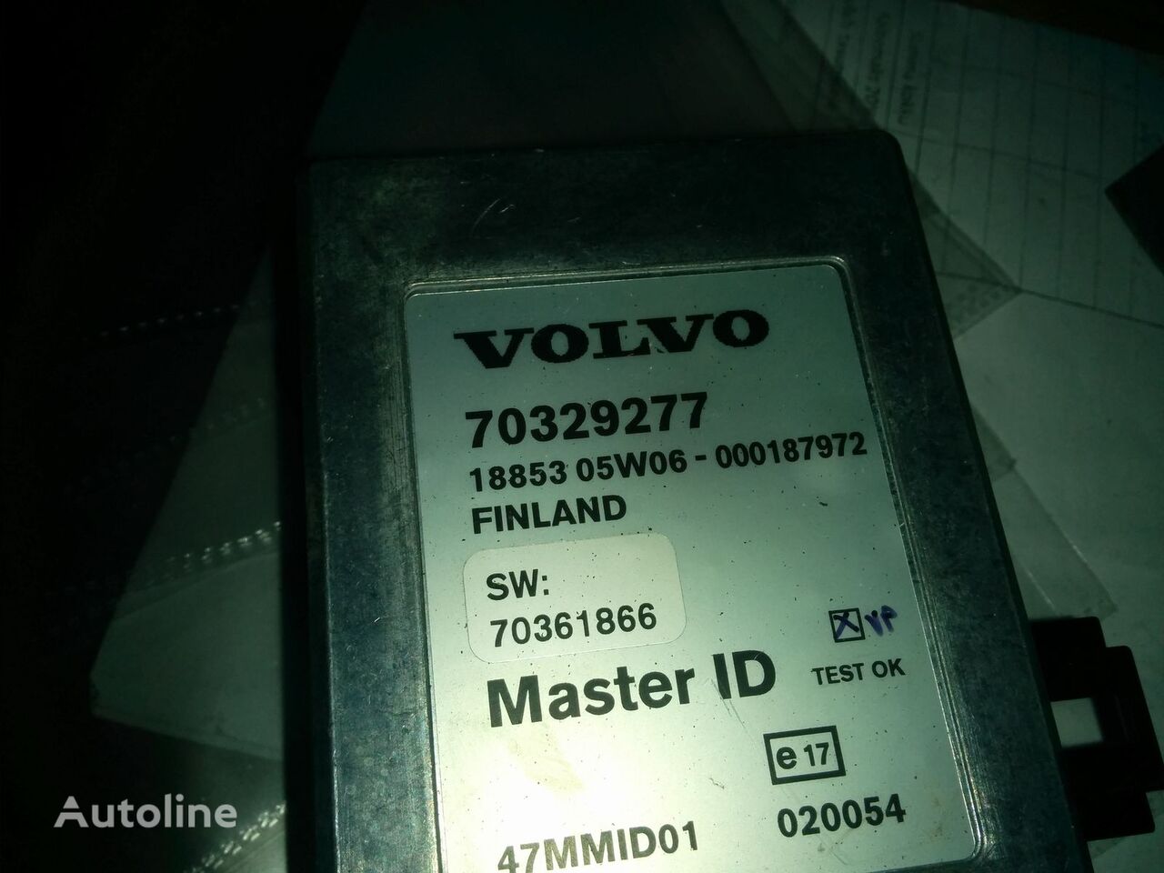 juhtimisplokk Volvo 70329277 / 70395975-P01 / 70361720-P01 / 70322237-P02 tüübi jaoks bussi Volvo B12