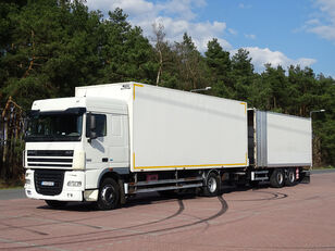 furgoonveok DAF XF 105.410 + furgoon haagis