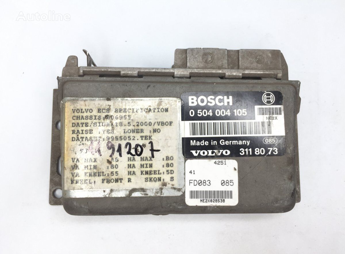 блок управления Bosch B10B (01.78-12.01) 3118073 для автобуса Volvo B6, B7, B9, B10, B12 bus (1978-2011)