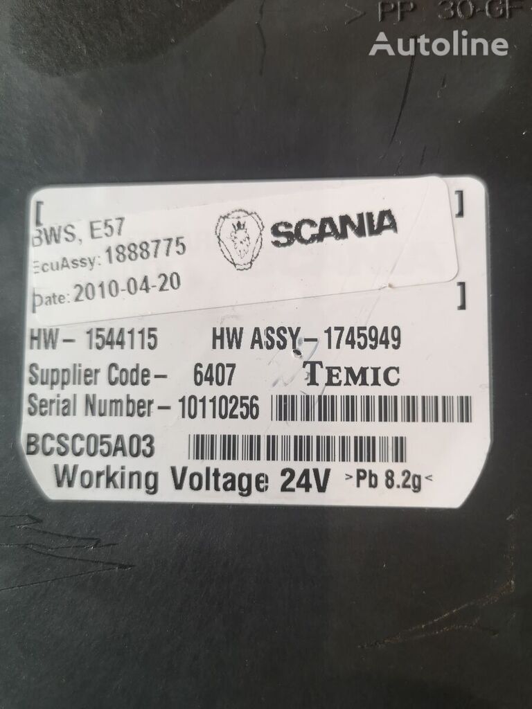 блок управления Scania BWS E57 1888775 для грузовика Scania P400  , 1888775